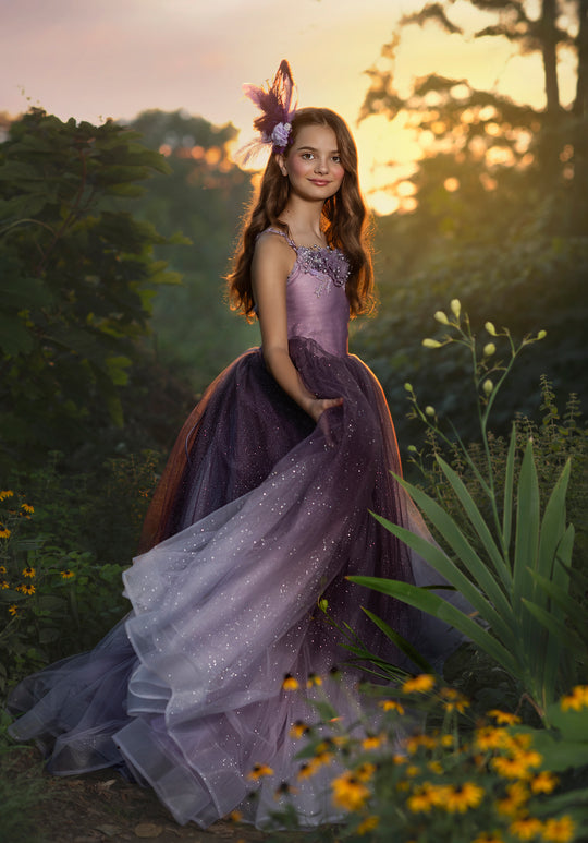 Mauve Shadow Gown