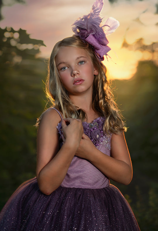 Mauve Shadow Gown