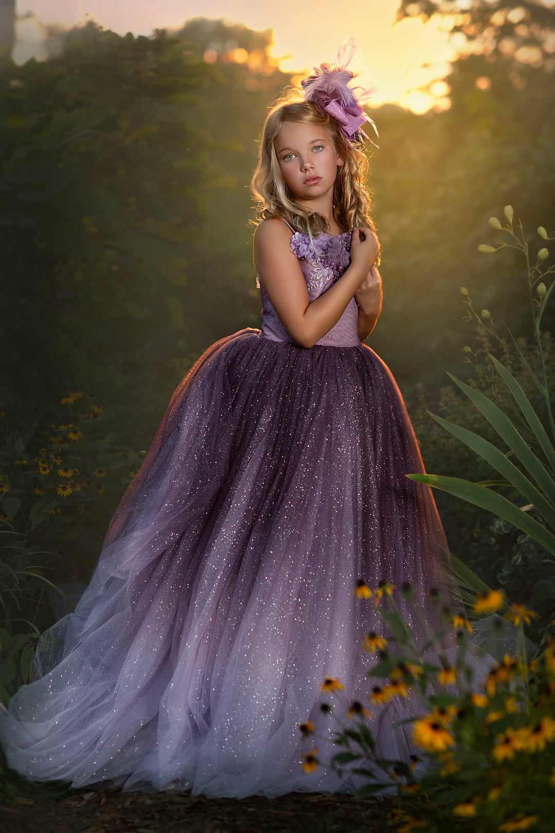 Mauve Shadow Gown