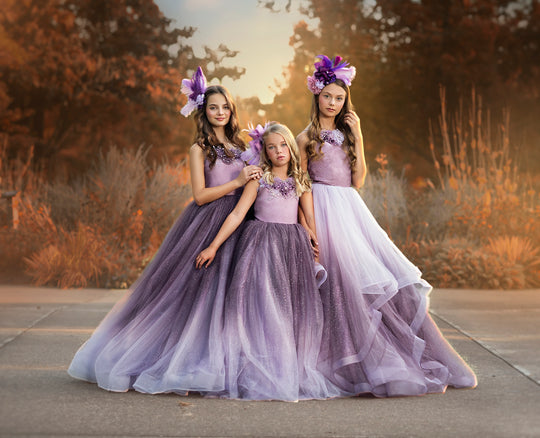 Mauve Shadow Gown