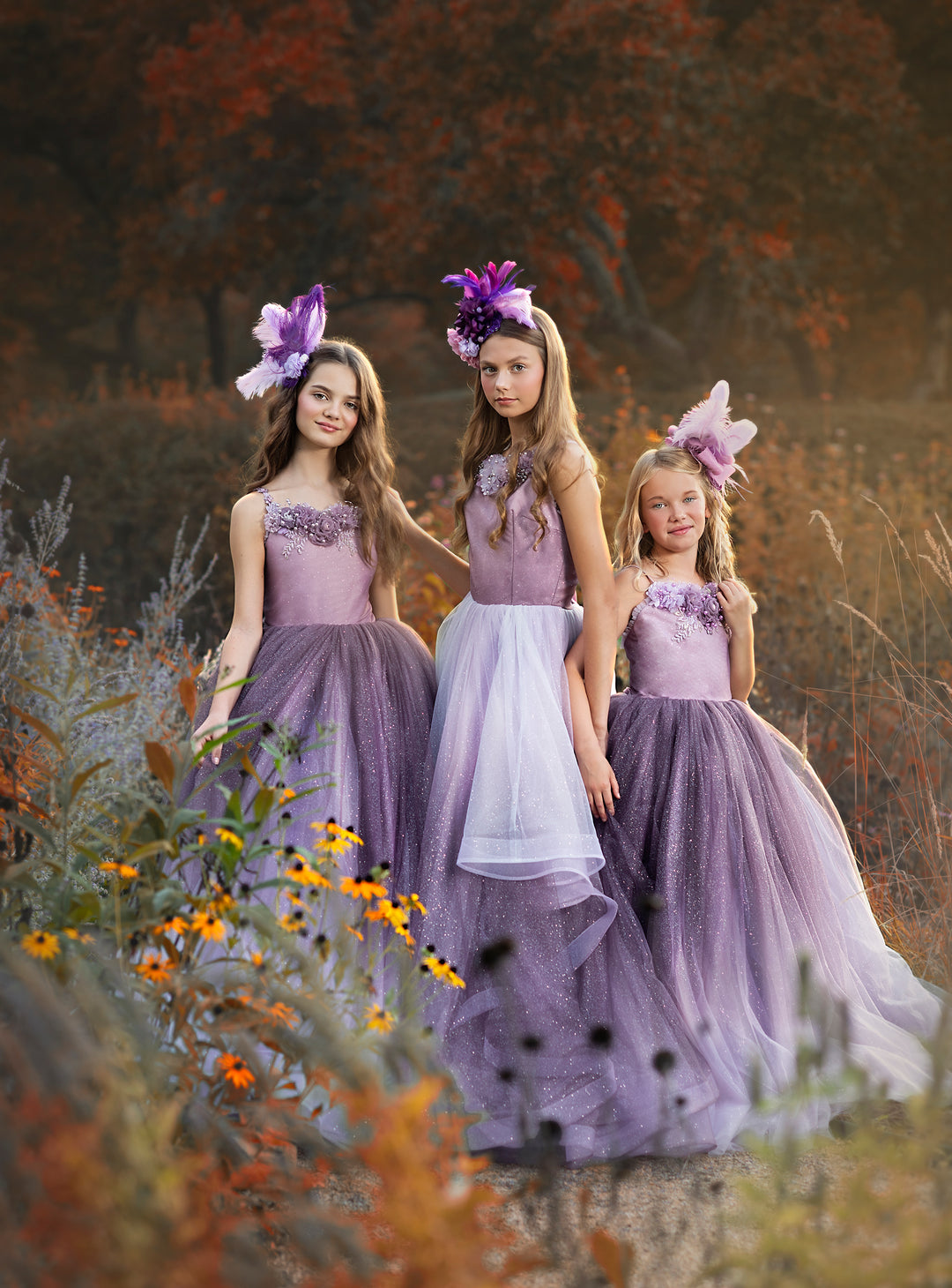 Mauve Shadow Gown