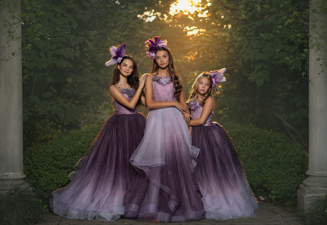 Mauve Shadow Gown