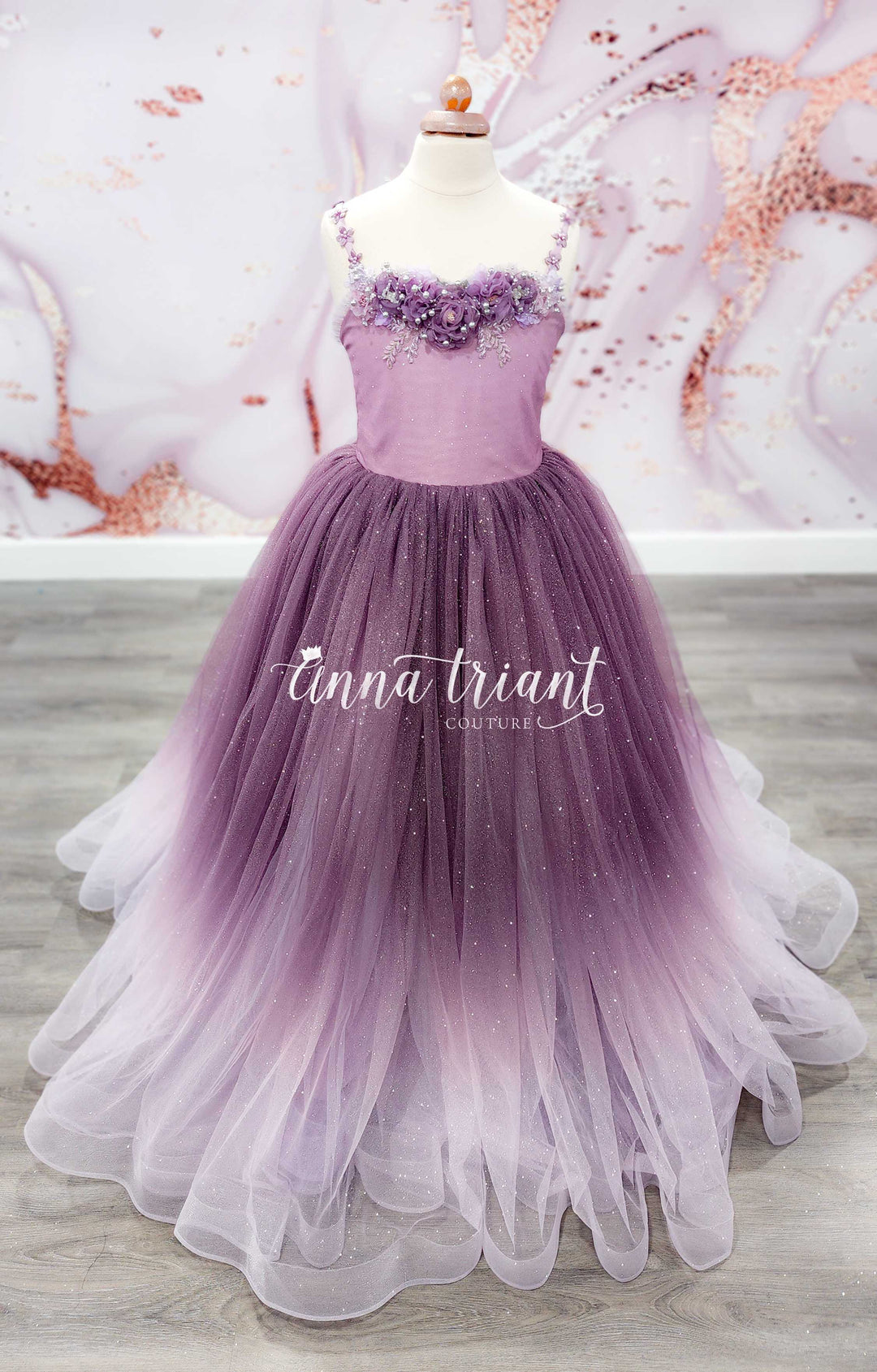 Mauve Shadow Gown
