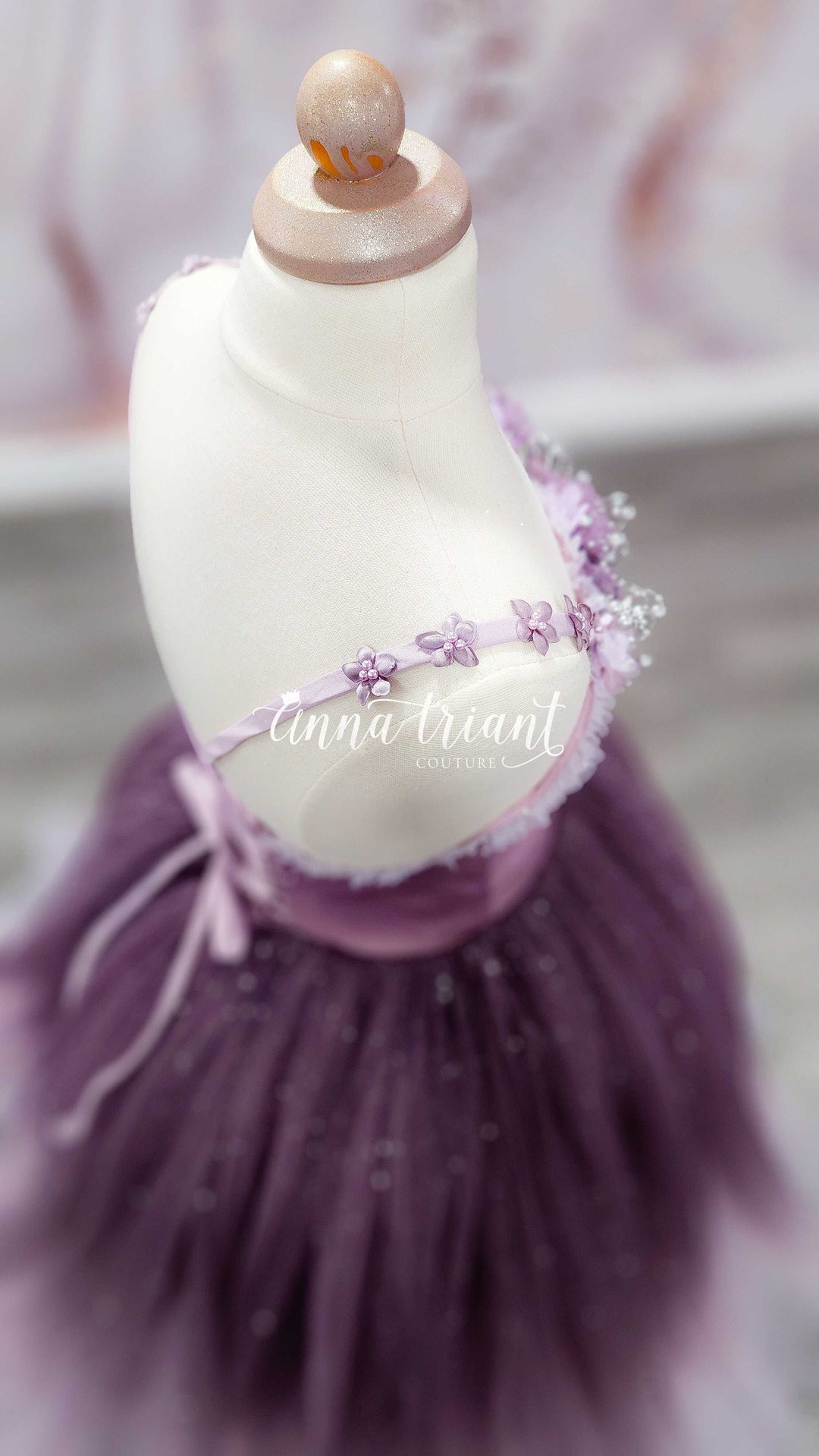 Mauve Shadow Gown
