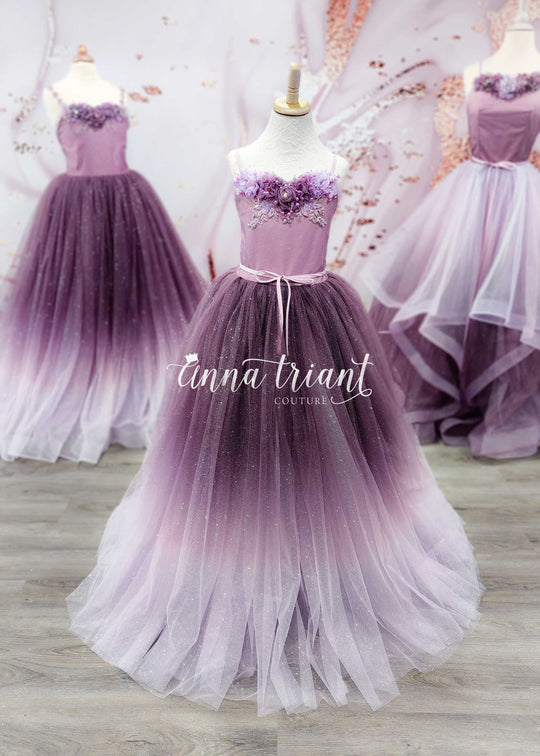 Mauve Shadow Gown