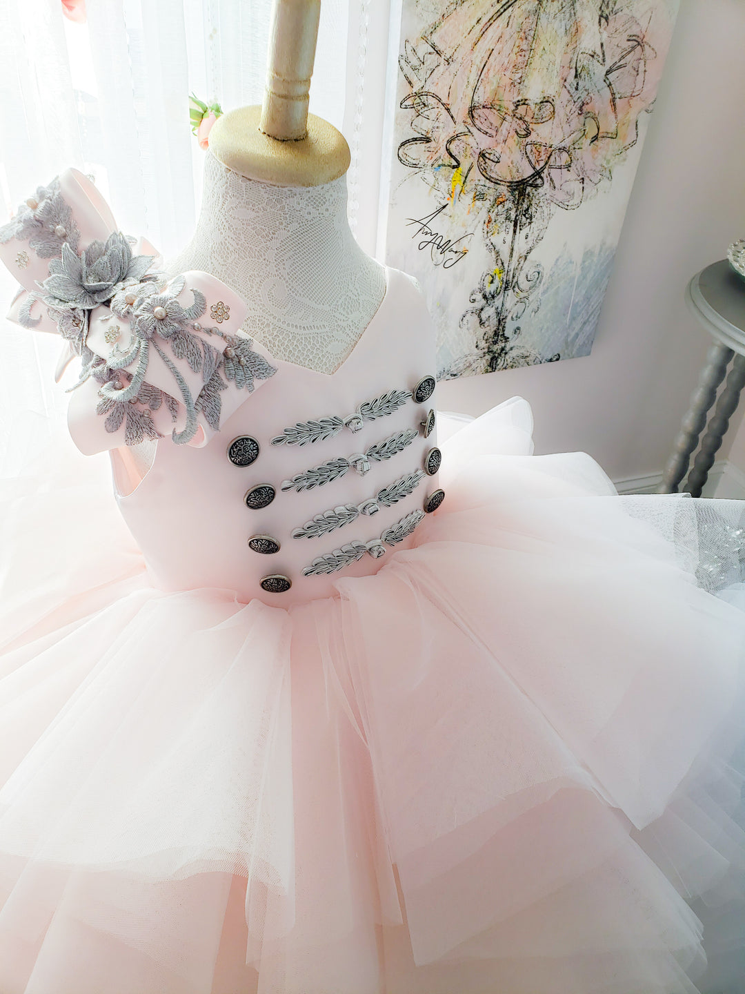 Military Chic Gown