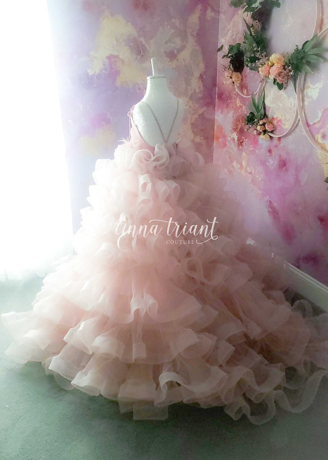 Plissé Gown