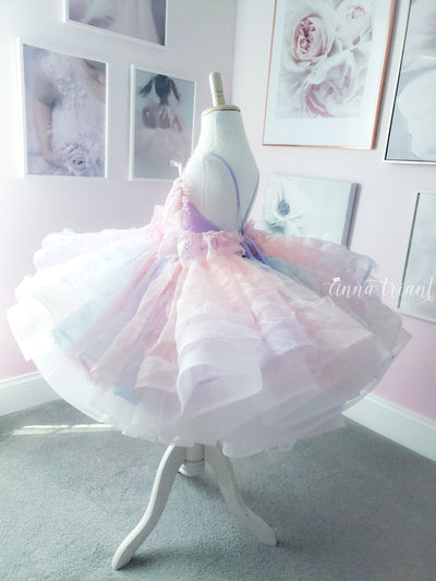 Rainbow Ruffle Dress