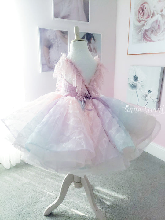 Rainbow Ruffle Dress