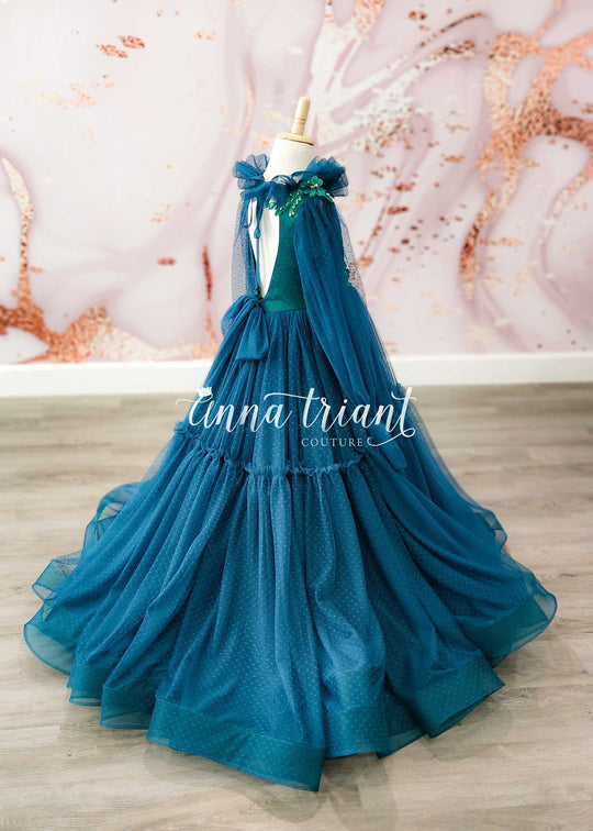 Rosewood Gown in Emerald