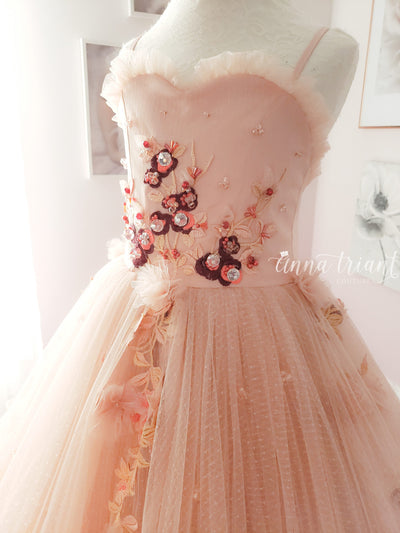 Rosy Fantasy Gown