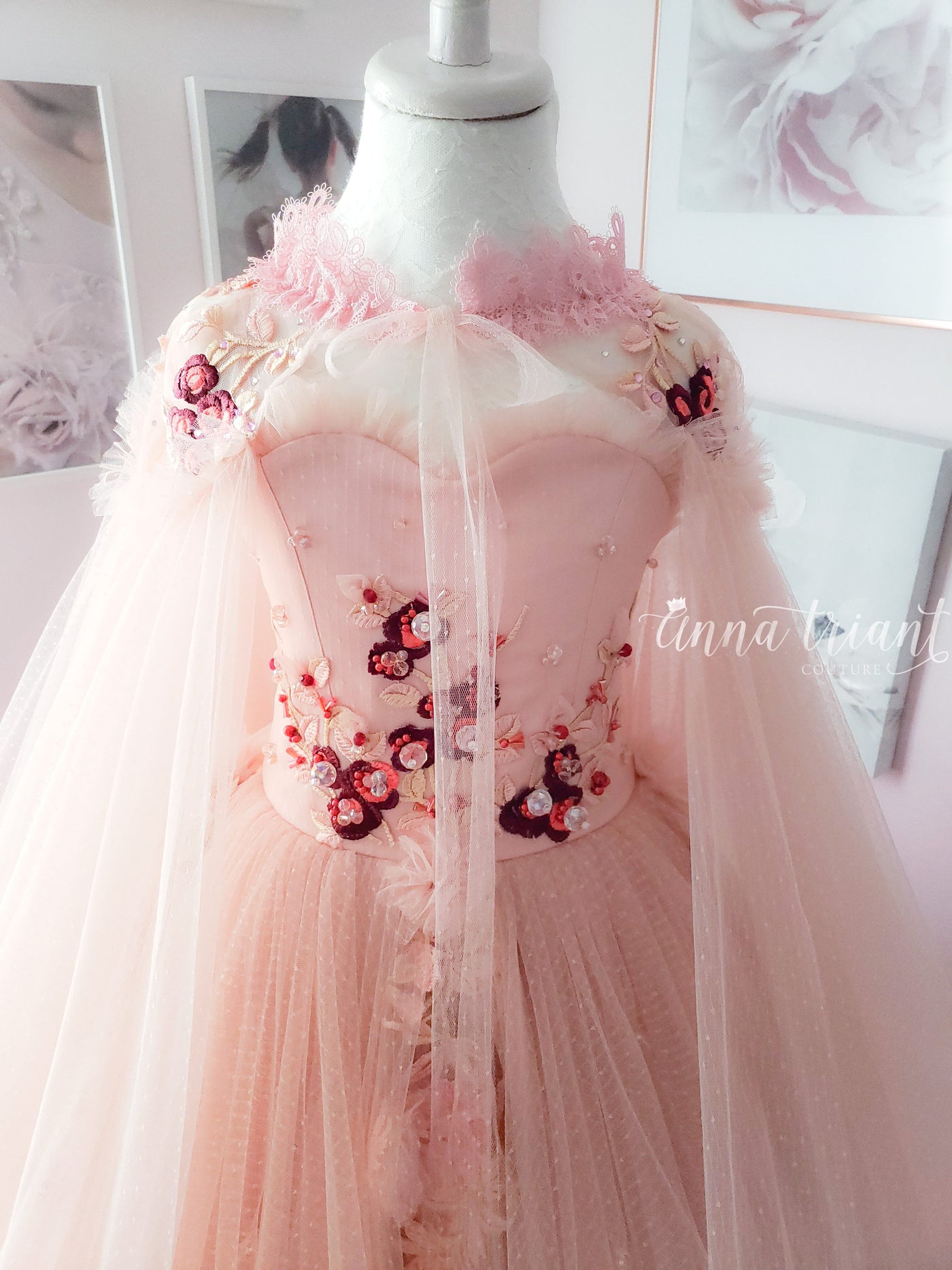 Rosy Fantasy Gown