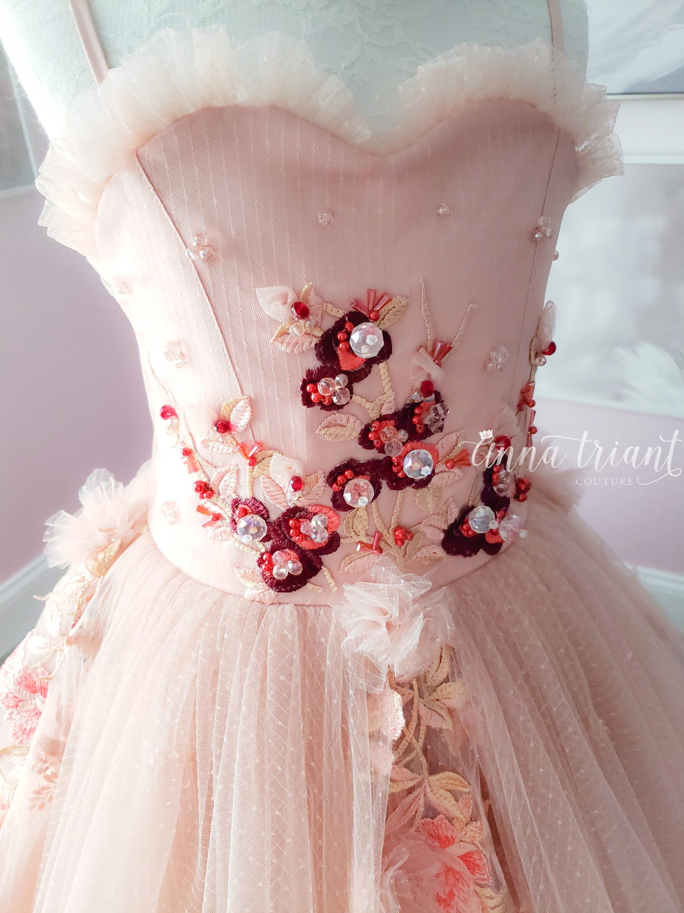 Rosy Fantasy Gown