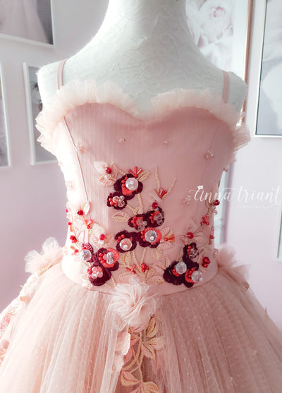 Rosy Fantasy Gown