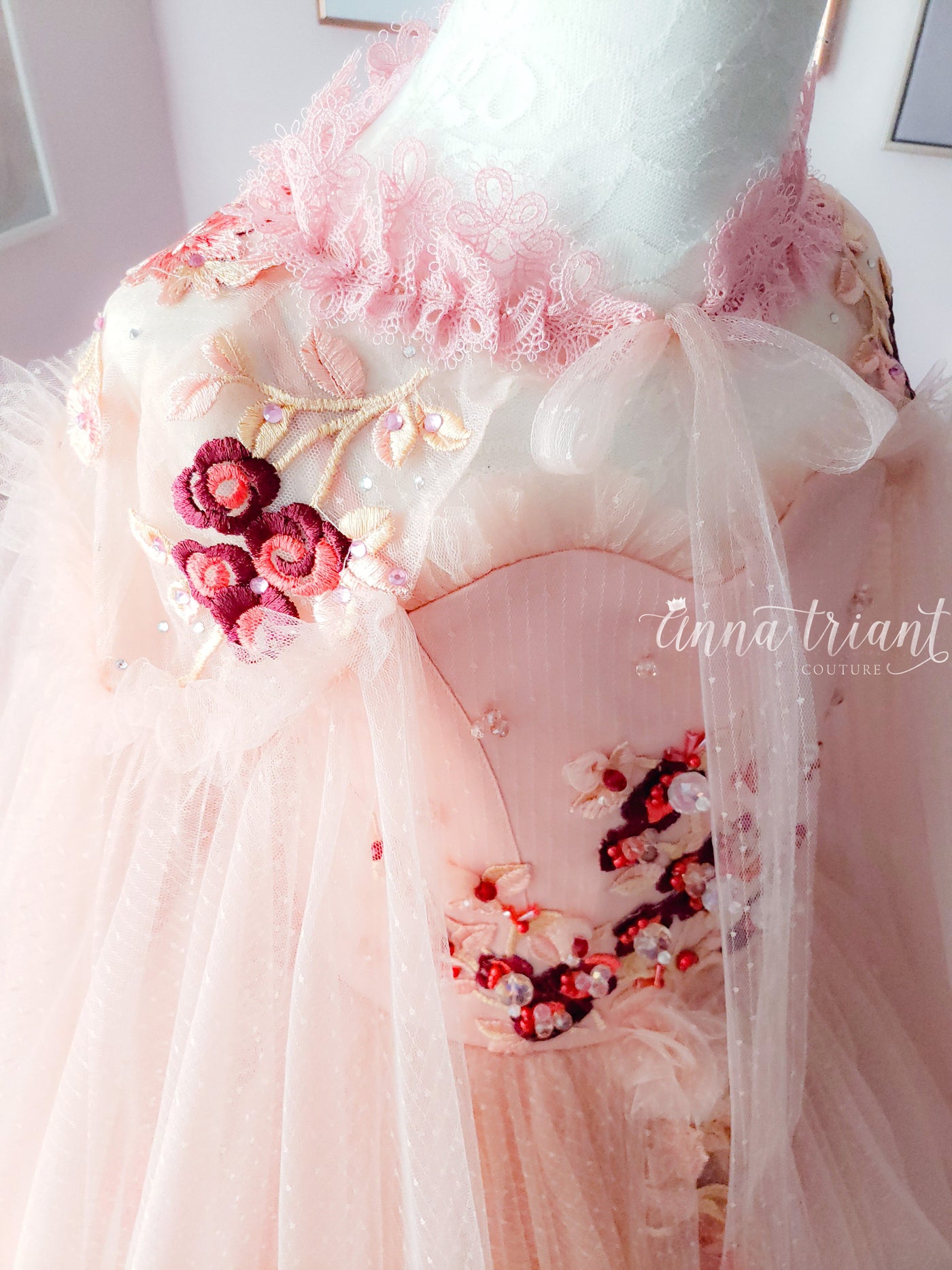 Rosy Fantasy Gown