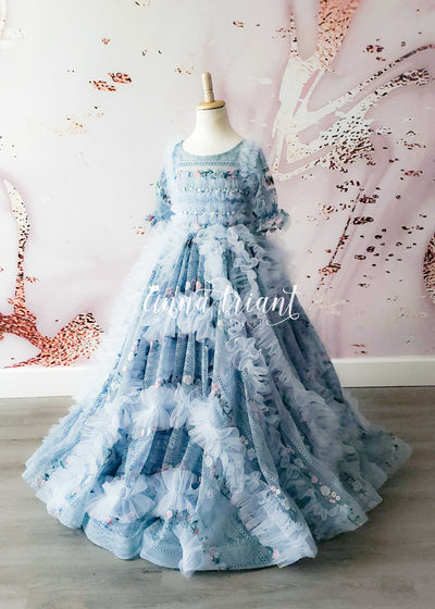 Ruffle Lullaby Gown