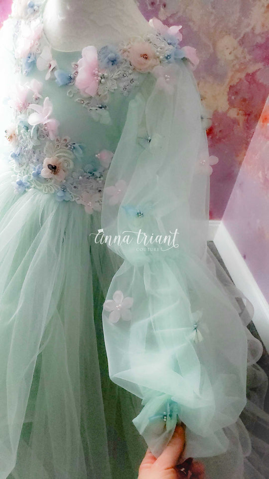 Sprouting Spring Gown