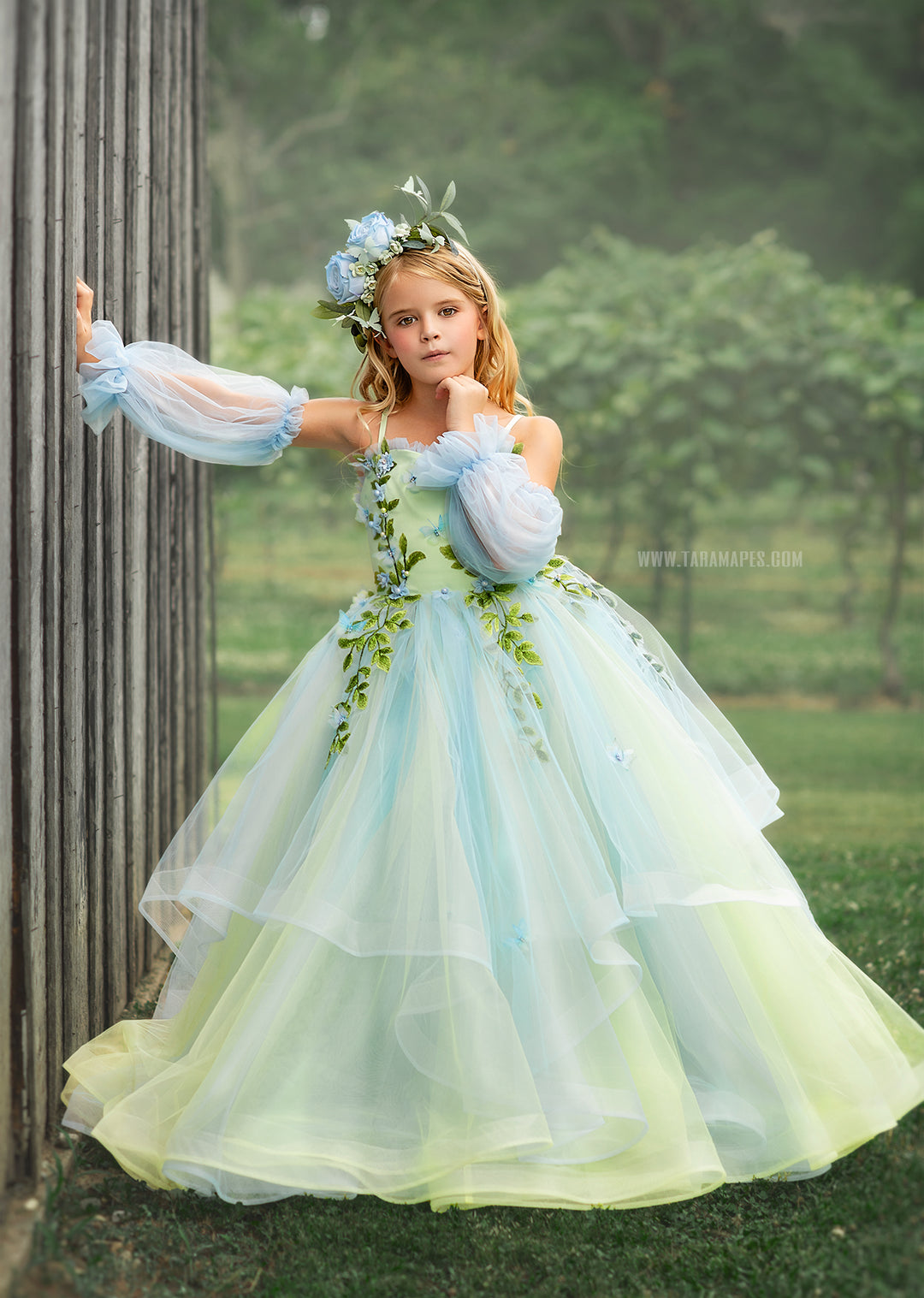 Sprouting Spring Gown