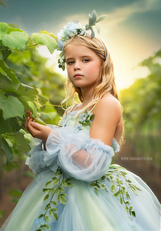 Sprouting Spring Gown