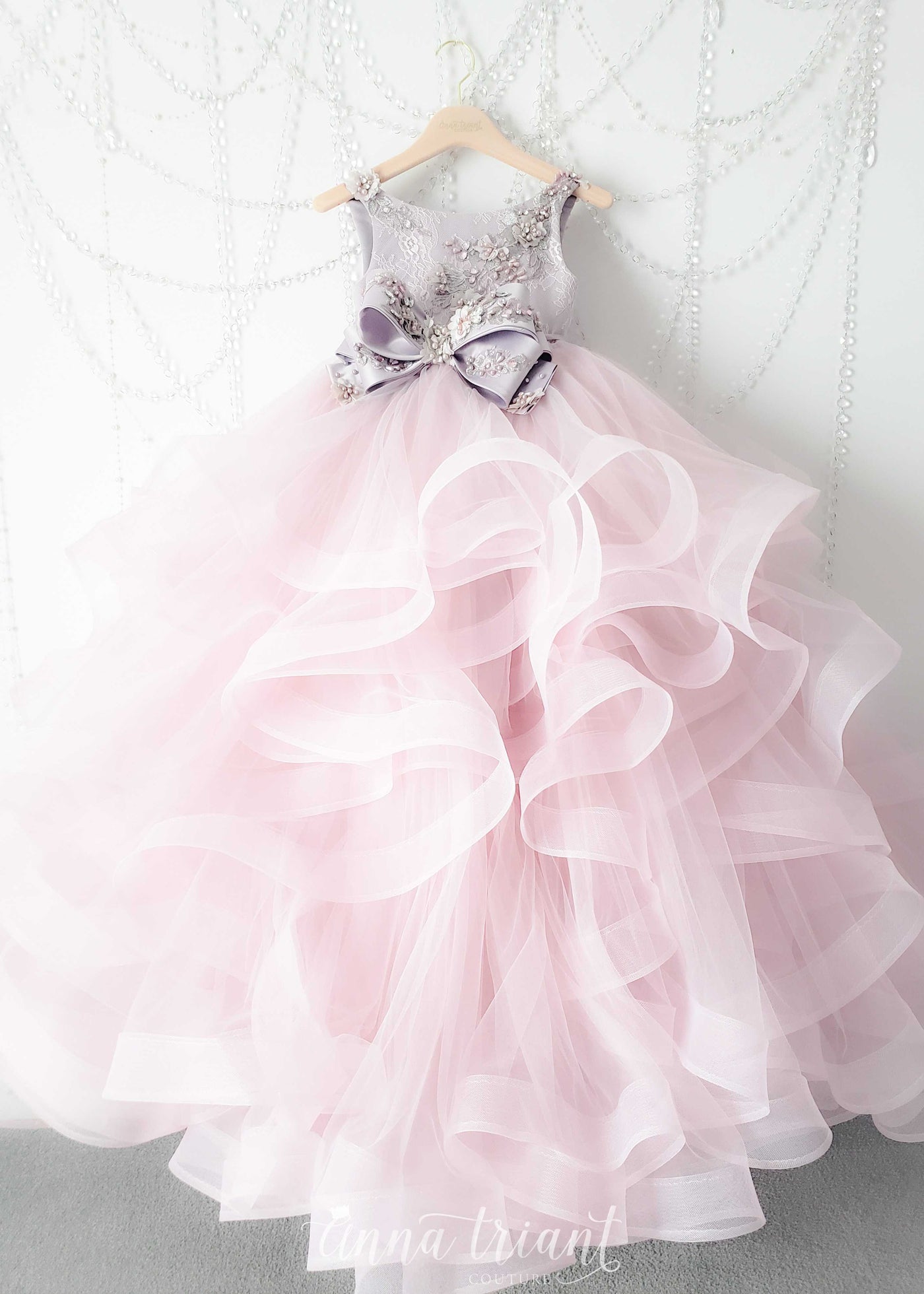 Sylvie Gown in Tinted Pink