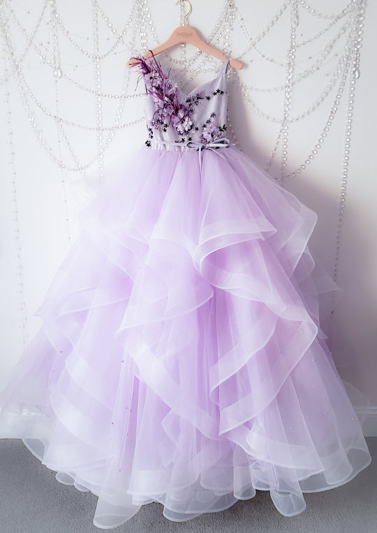 Violet Cascades Gown