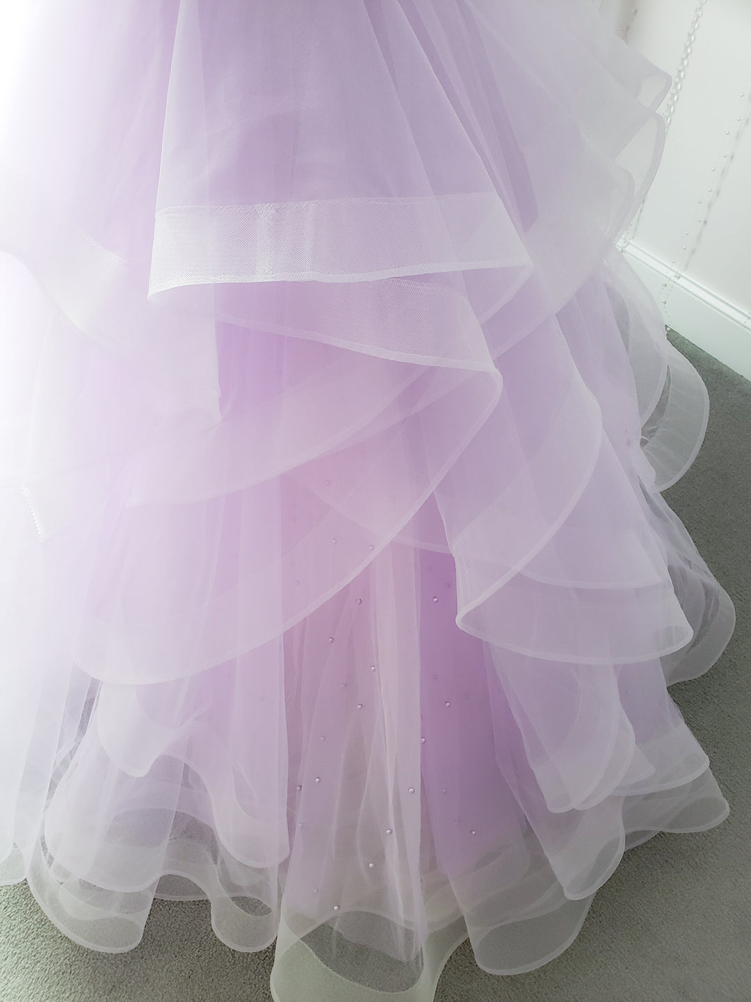 Violet Cascades Gown