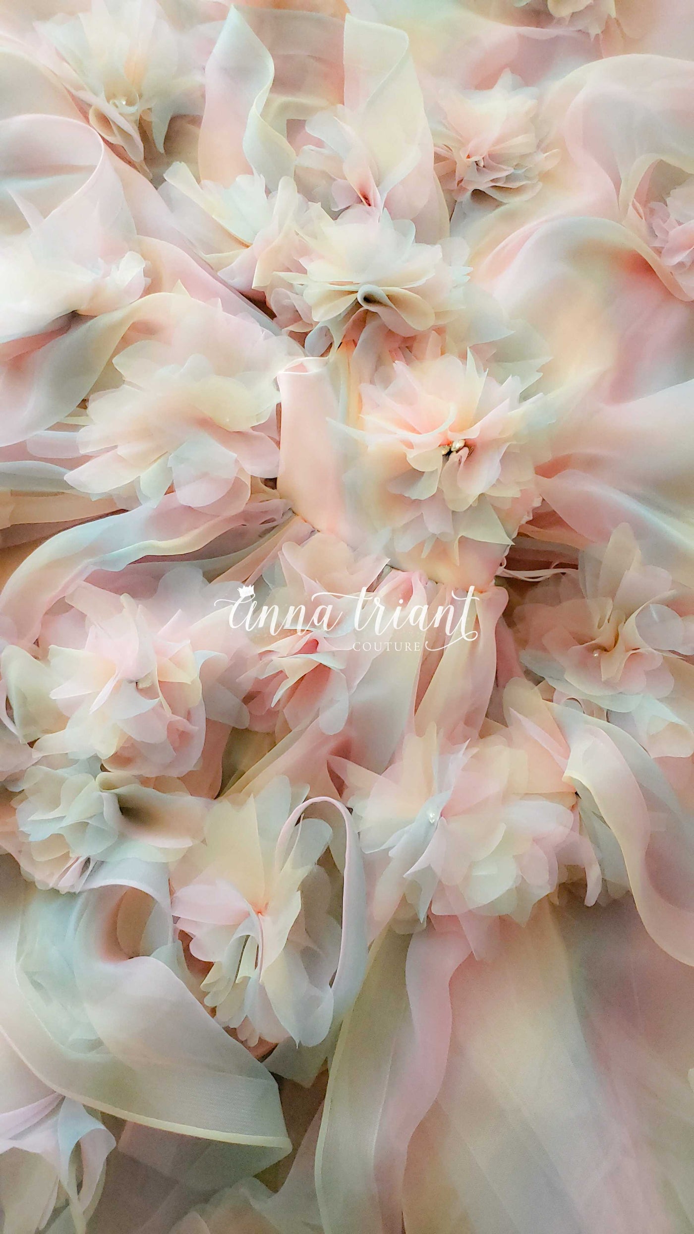 Whirling Peonies Gown