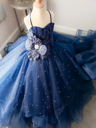 Young Love Gown in Navy